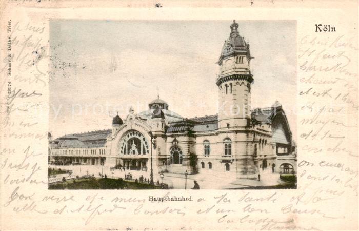 Koeln  Rhein Hauptbahnhof