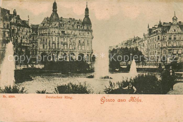 Koeln  Rhein Deutscher Ring