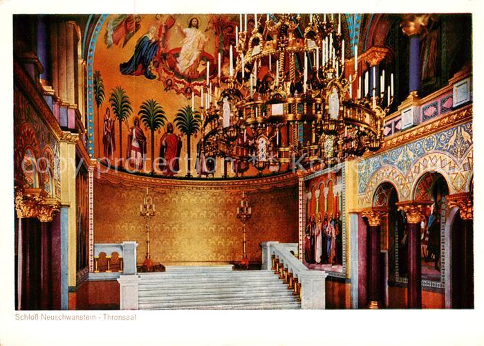 Hohenschwangau Schloss Neuschwanstein Thronsaal