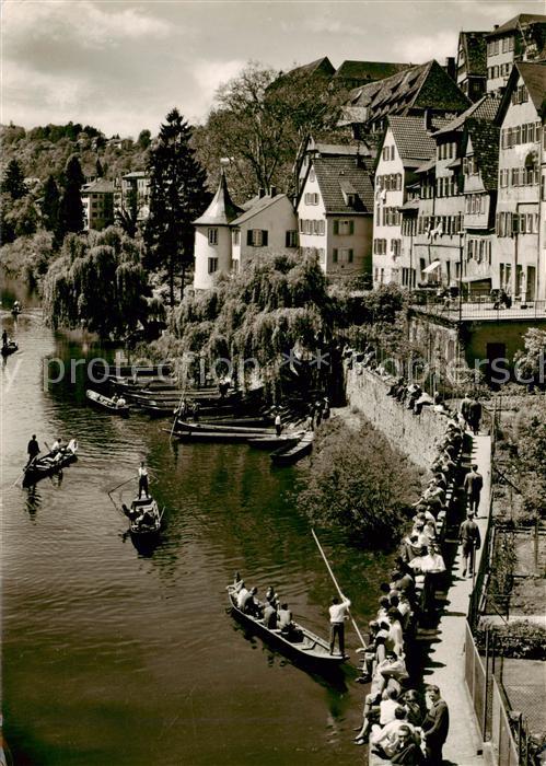 TueBINGEN BW Am Zwingele mit Blick zum Hoelderlinturm