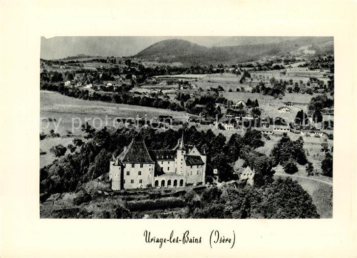Uriage-les-Bains 38 Isere Vue aerienne Le Chateau