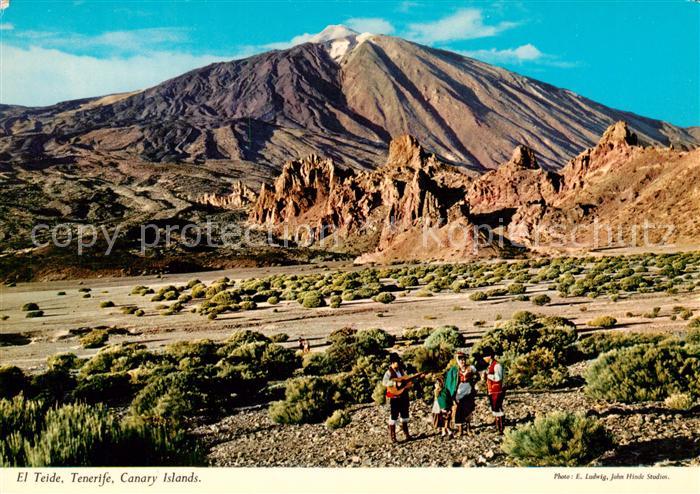 El Teide Tenerife Islas Canarias Spanien ES Panorama