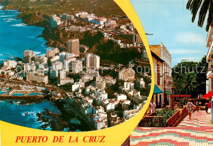 Puerto-de-la-Cruz Tenerife ES Fliegeraufnahme Hotel