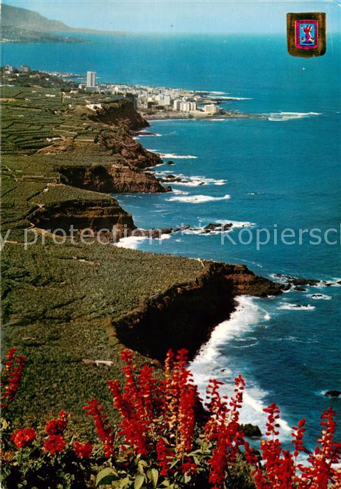 Puerto-de-la-Cruz Tenerife ES Blick vom Cafe der Familie Gebhardt in der Steilku