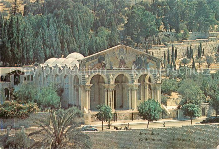 Jerusalem Yerushalayim Gethsemane and Mount of Olives