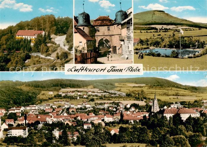 Tann Rhoen Teilansichten Stadttor Freibad