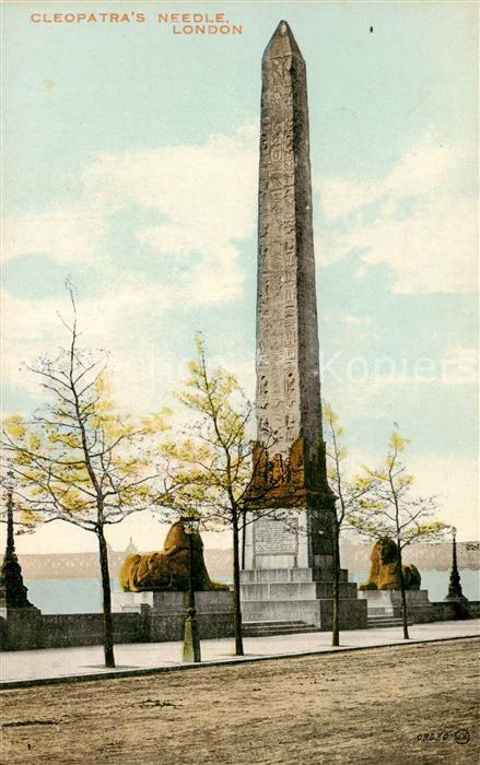 London  UK Cleopatras Needle