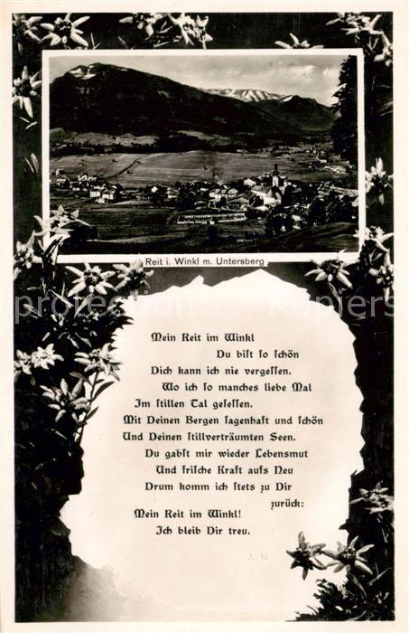 Reit Winkl Panorama mit Untersberg