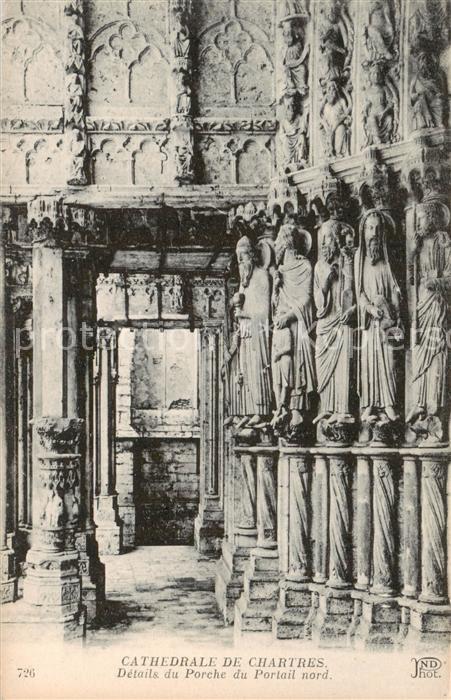 Chartres 28 Cathedrale de Chartres Details due Porche du Portail nord