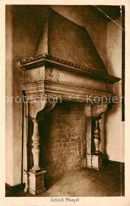 Rheydt Moenchengladbach Schloss Rheydt Renaissance Kamin in Marmor