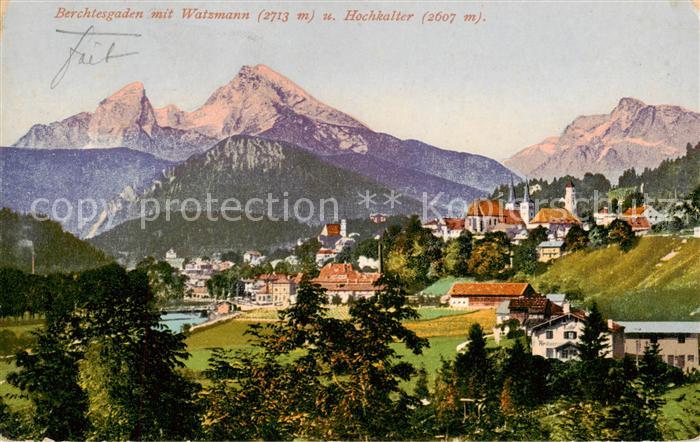 BERCHTESGADEN Bayern mit Watzmann und Hochkalter