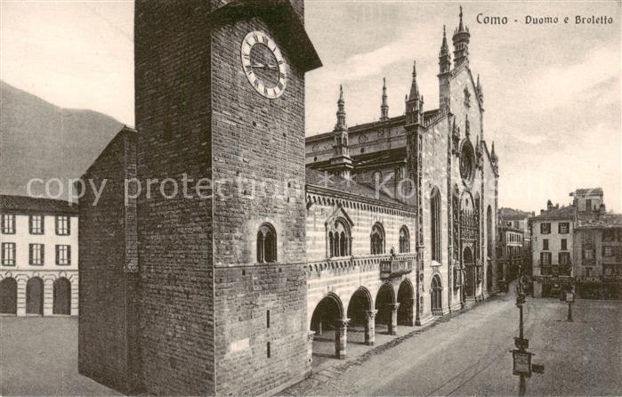 Como Lago di Como Duomo e Broletto