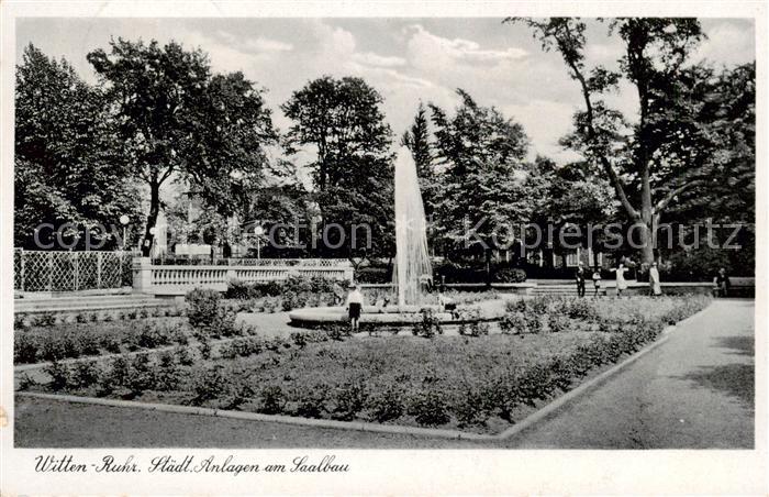 Witten  Ruhr Staedt Anlagen am Saalbau