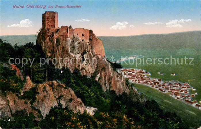 Rappoltsweiler 68 Elsass Ruine Giersberg