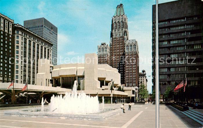 Baltimore Maryland Fountain and Theatre in the new Charles Center
