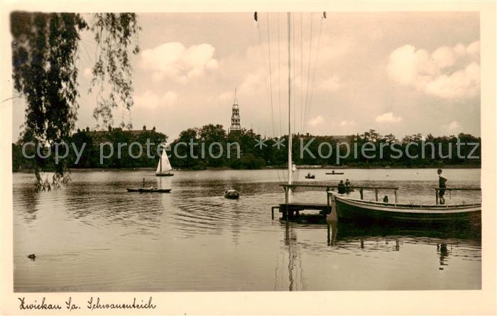 Zwickau  Sachsen Schwanenteich