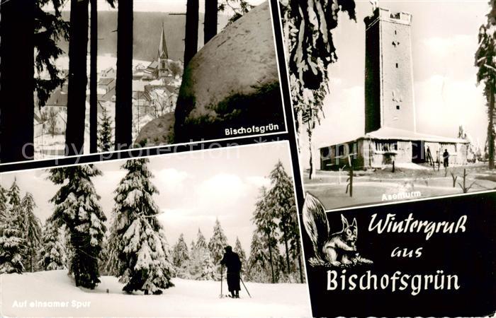 Bischofsgruen Teilansicht Asenturm Auf einsamer Spur
