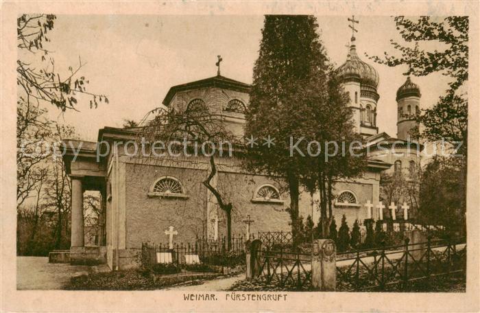 Weimar  Thueringen Fuerstengruft
