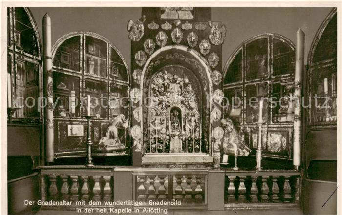 Altoetting Gnadenaltar mit Gnadenbild in der hl Kapelle in Altoetting