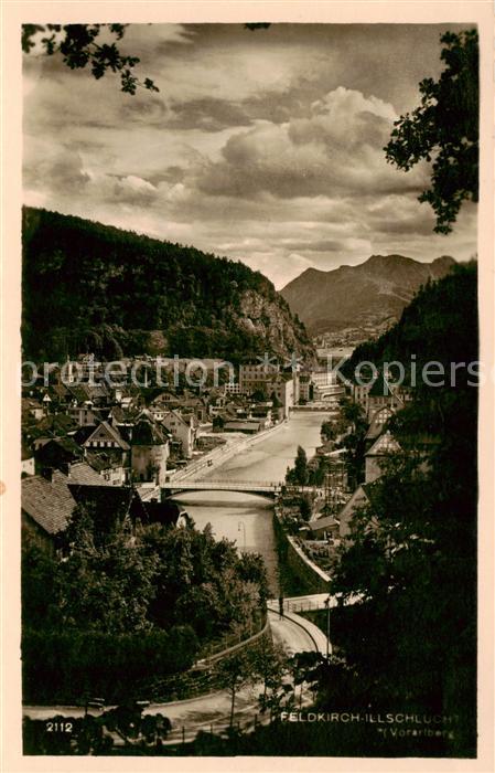 Feldkirch  Vorarlberg AT Illschlucht Panorama