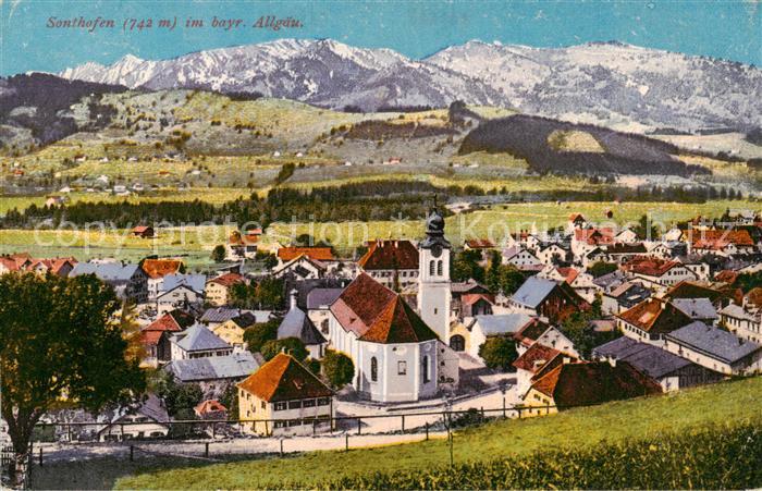 Sonthofen  Oberallgaeu Panorama