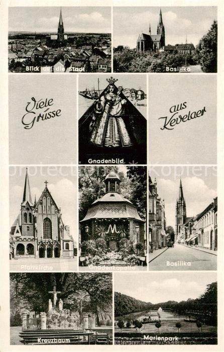 Kevelaer Panorama Basilika Pfarrkirche Gnadenkapelle Kreuzbaum Marienpark