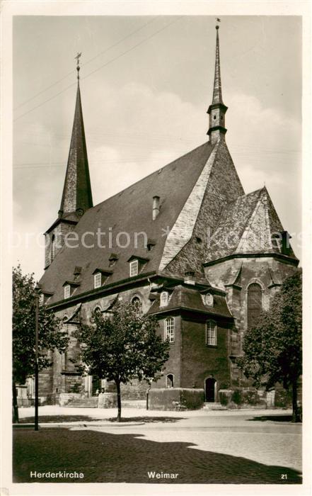 Weimar  Thueringen Herderkirche
