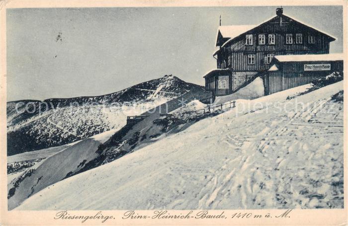 Riesengebirge Krkonose Karkonosze Prinz Heinrich Baude