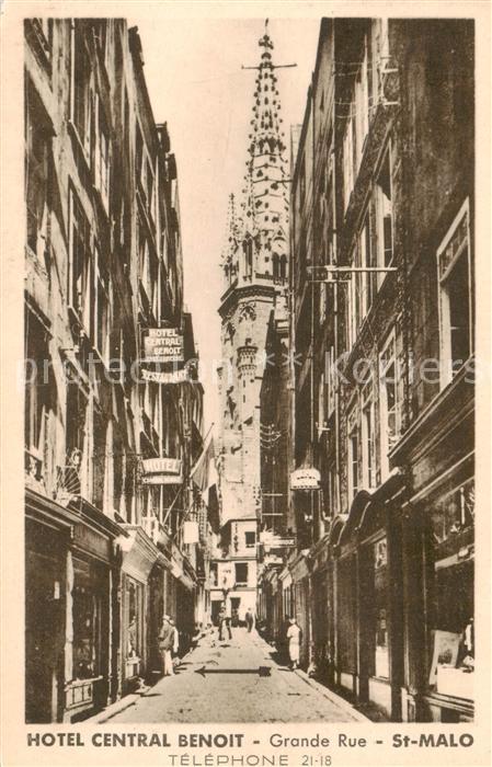 Saint-Malo 35 Hotel Central Benoit Grande Rue