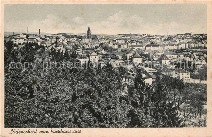 Luedenscheid Blick vom Parkhaus