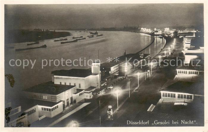 DuessELDORF  CITY Gesolei bei Nacht