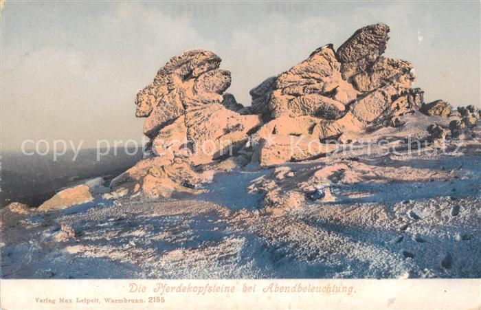 Riesengebirge Krkonose Karkonosze Die Pferdekopfsteine