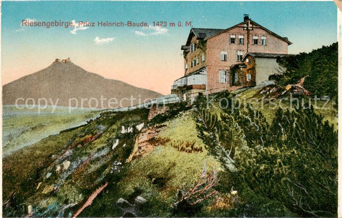 Riesengebirge Krkonose Karkonosze Prinz Heinrich Baude