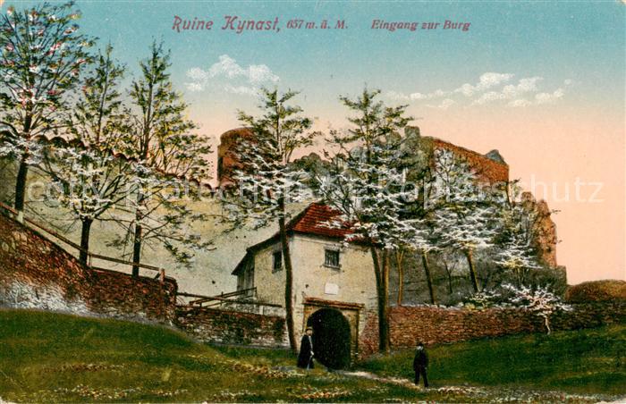 Riesengebirge Krkonose Karkonosze Ruine Kynast Burgeingang