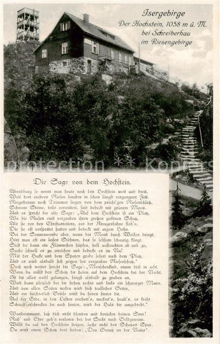Hochstein Isergebirge PL Hochsteinbaude bei Schreiberhau