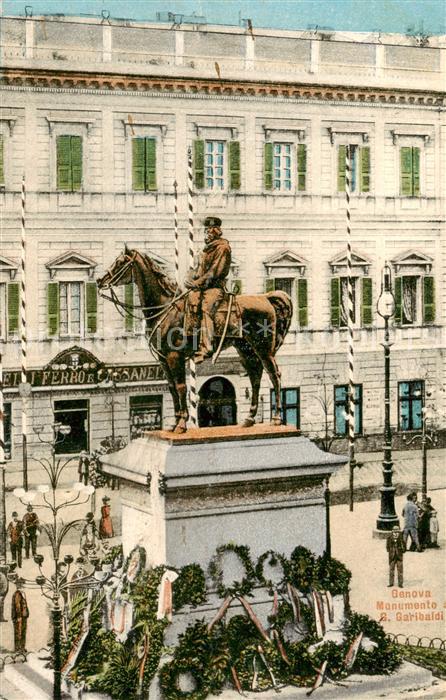 Genova Genua Liguria IT Monument R Garibaldi