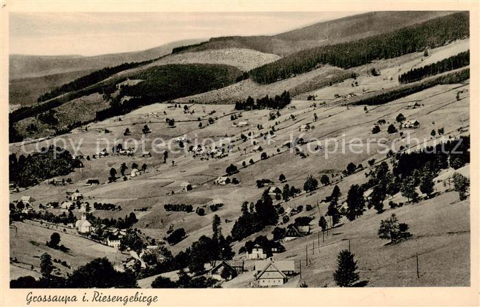 Grossaupa Gross-Aupa Velka Upa CZ Panorama Riesengebirge