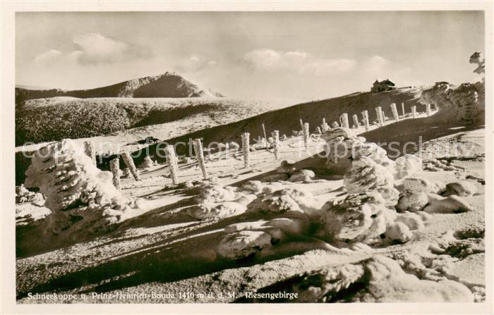 Schneekoppe Snezka CZ Prinz Heinrich Baue