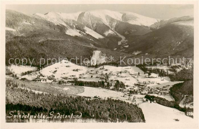 Spindelmuehle Riesengebirge Spindleruv Mlyn CZ Panorama Sudetenland
