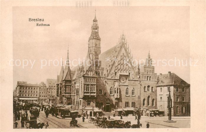 Breslau Niederschlesien Rathaus
