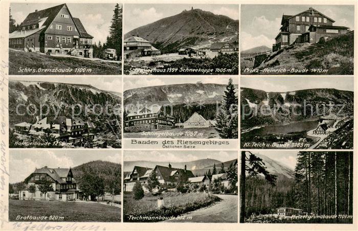Riesengebirge Krkonose Karkonosze Bauden des Riesengebirges