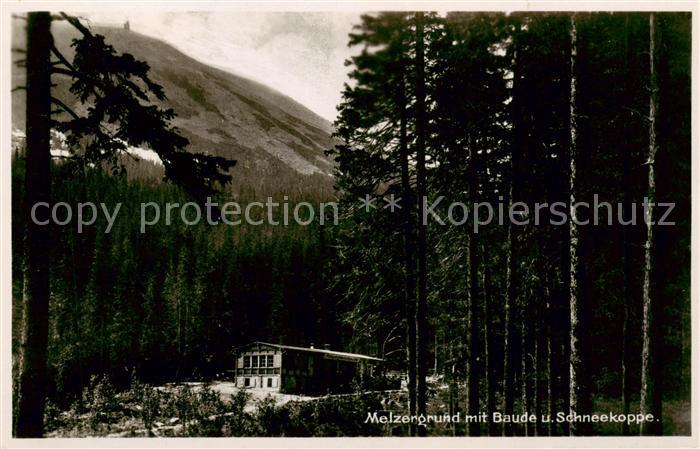 Melzergrund Kociol Lomniczki PL Baude und Schneekoppe Riesengebirge