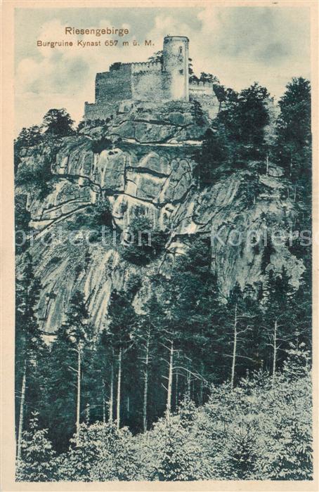 Hermsdorf Kynast Sobieszow  Burgruine Kynast im Riesengebirge