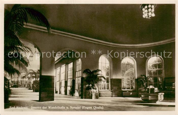 Bad Kudowa Kudowa-Zdroj Niederschlesien PL Inneres der Wandelhalle und Sprudel E