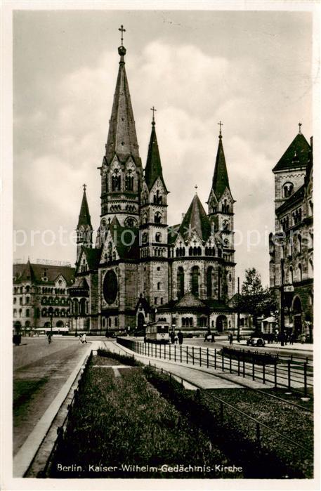 BERLIN  CITY Kaiser Wilhelm Gedaechtniskirche