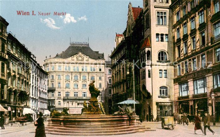 Wien AT Neuer Markt Brunnen Altstadt