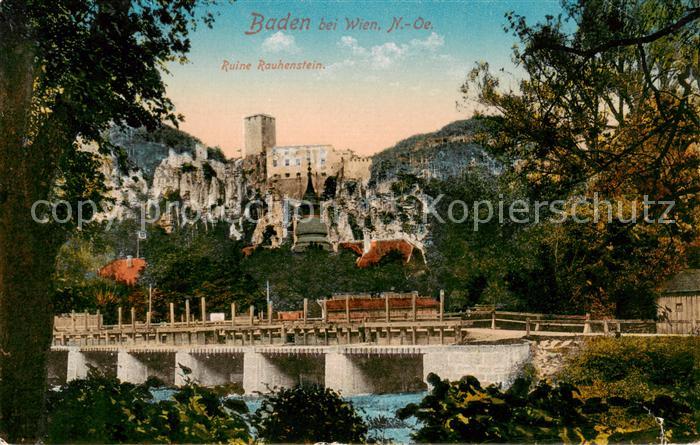 Baden Wien Ruine Rauhenstein