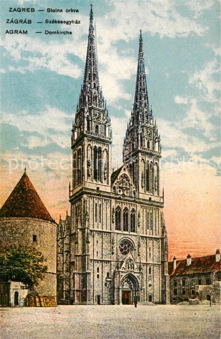 Zagreb Agram Croatia Stoina crkva Domkirche