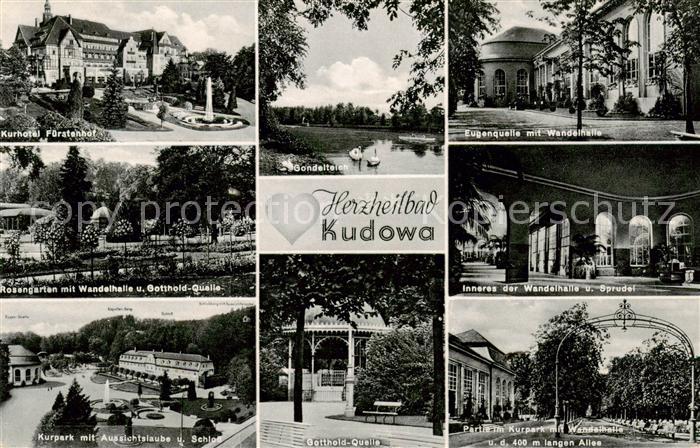 Bad Kudowa Kudowa-Zdroj Niederschlesien PL Kurhotel Fuerstenhof Rosengarten Wand