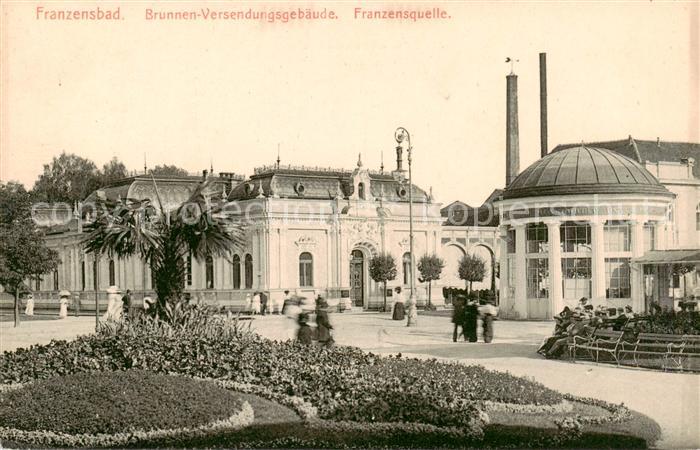 Franzensbad Boehmen Frantiskovy Lazne CZ Brunnen-Versendungsgebaeude Franzensque